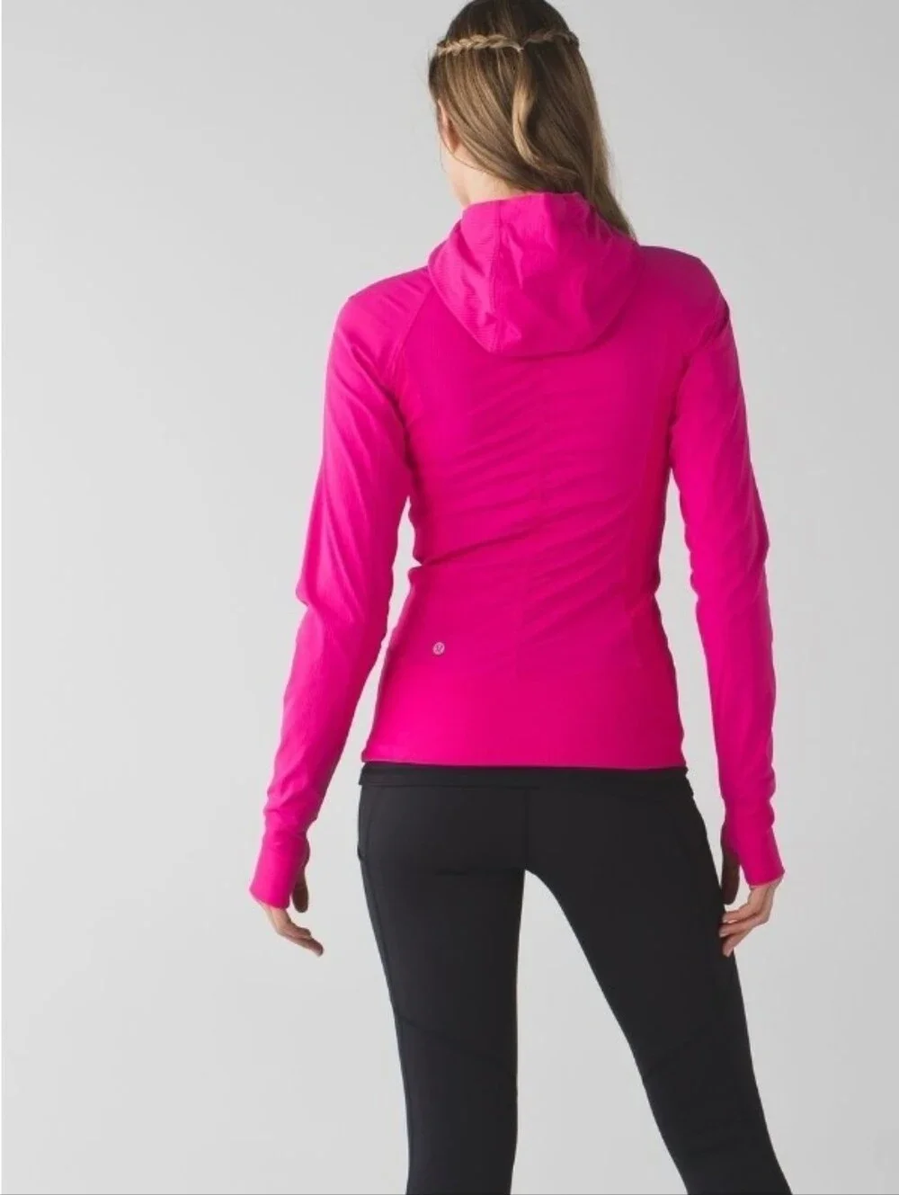 Lululemon In Flux Reversible Full Zip Jacket Size 8 Jewelled Magenta Pink